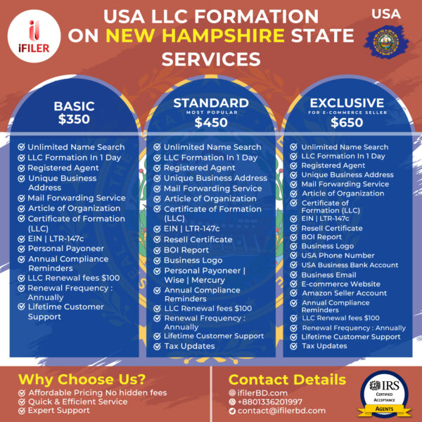LLC FORMATION ON 𝗡𝗘𝗪 𝗛𝗔𝗠𝗣𝗦𝗛𝗜𝗥𝗘 STATE - Image 2
